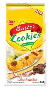 Kinh Do Butter Cookies Cocoa Coffee 360 g