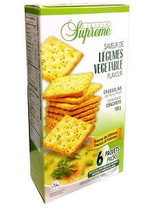 Supreme Oven Baked Crackers Legumes Vegetable Flavour 150 g