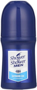 Shower To Shower Anti-Perspirant Roll On Men Extreme Ice 50 ml