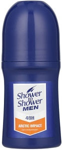 Shower To Shower Anti-Perspirant Roll On Men Arctic Impact 50 ml