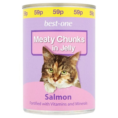 Best-One Meaty Chunks In Jelly Salmon 400 g x4