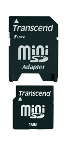 Transcend Mini SD Card 1 GB