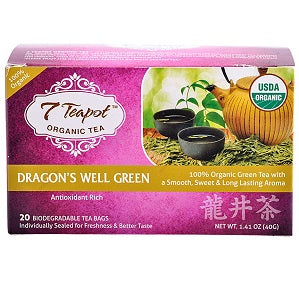 7 Teapot Organic Tea Dragon's Well Green x20 Supermart.ng