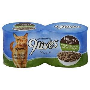 9 Lives Hearty Cuts With Real Chicken & Fish in Gravy 624 g Supermart.ng