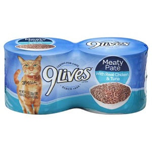 9 Lives Meaty Pate With Real Chicken & Tuna 624 g Supermart.ng