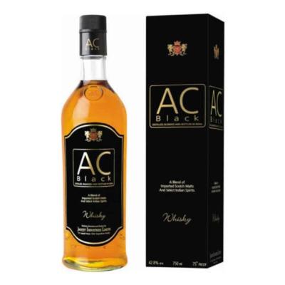 AC Black Pure Grain Whisky 75 cl x12 Supermart.ng