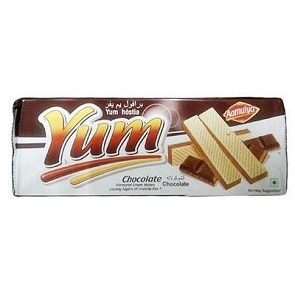 Aamulya Yum Cream Wafers Chocolate 200 g Supermart.ng