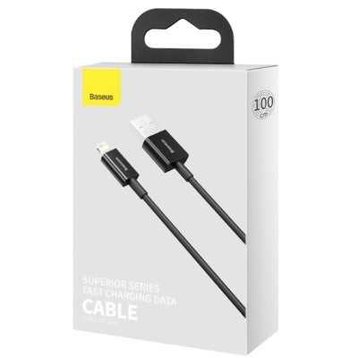 Ad Baseus Cable USB To iPhone 2.4A 1M Calys-A02 Supermart.ng