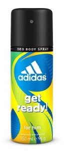 Adidas Anti-Perspirant Deodorant Spray Get Ready For Him 150 ml Supermart.ng