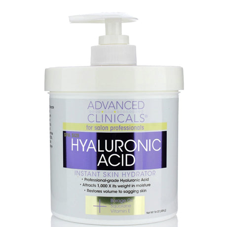 Advanced Clinicals Hyaluronic Acid Instant Skin Hydrator 454 g Supermart.ng