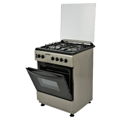 Aeon Cooker FG6402 GBzu 4 Gas 60 x 60 - Silver Supermart.ng