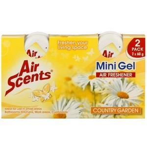 Air Scents Mini Gel Air Freshener Country Garden 60 g x2 Supermart.ng