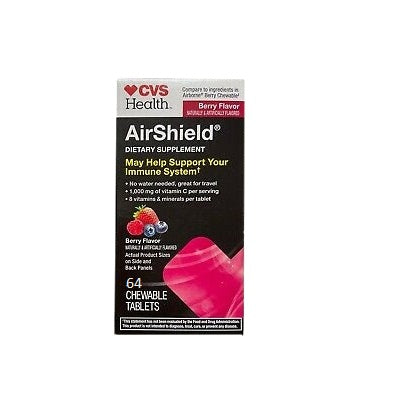 Air Shield Immune Support Very Berry Flavour 64 Chewable Tablets Supermart.ng