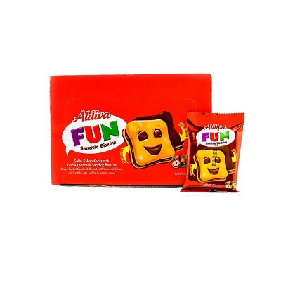 Aldiva Fun Sandwich Hazelnut Biscuit 216 g Supermart.ng