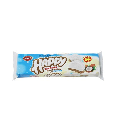 Aldiva Happy Tea Cakes Marshmallow Coconut Biscuit 48 g Supermart.ng