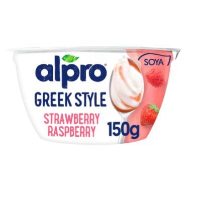 Alpro Greek Style Yoghurt Strawberry & Raspberry 150 g Supermart.ng