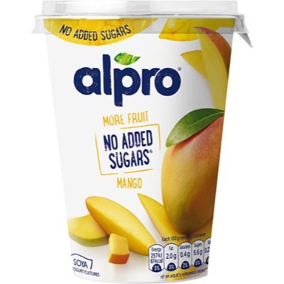 Alpro Yoghurt No Added Sugar Mango 400 g Supermart.ng