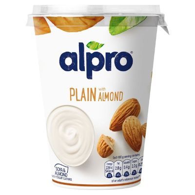 Alpro Yoghurt Plain Almond 400 g Supermart.ng