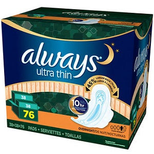 Always Ultra Thin x76 Supermart.ng