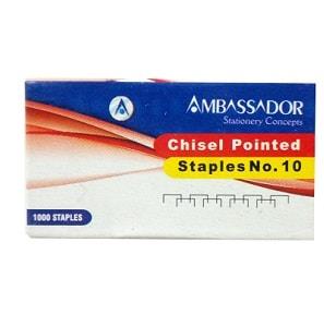 Ambassador Chisel Pointed Staples No.10 Supermart.ng