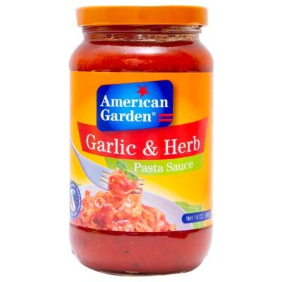 American Garden Garlic & Herb Pasta Sauce 397 g Supermart.ng