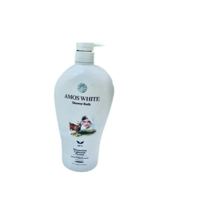 Amos White Shower Bath Moisturising, Lightening, Firming 1200 ml Supermart.ng