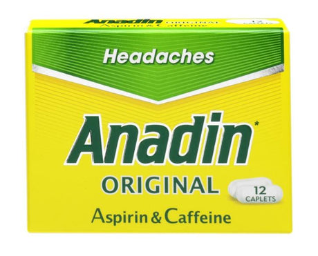 Anadin Original 12 Caplets Supermart.ng