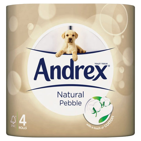 Andrex Toilet Tissue Natural Pebble 4 Rolls Supermart.ng