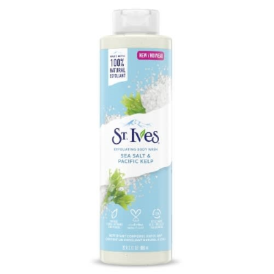 St. Ives Body Wash Exfoliating Purifying Sea Salt & Pacific Kelp 709 ml