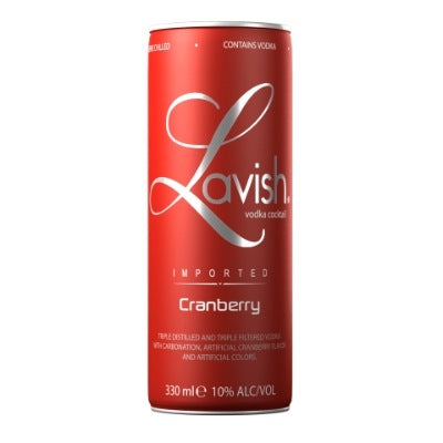 Lavish Cranberry Cocktail Vodka 33 cl