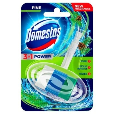 Domestos 3 in 1 Power Toilet Block Pine 40 g