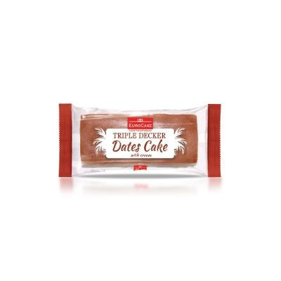 EuroCake Triple Decker Dates Cake With Cream 60 g