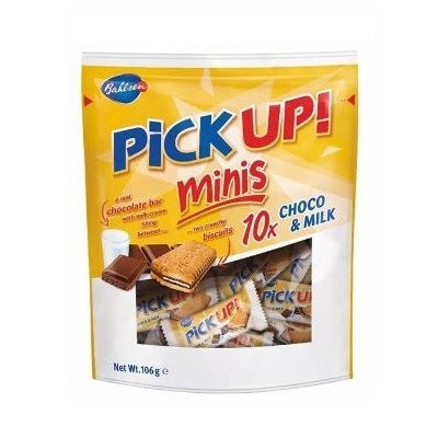 Bahlsen Pick Up Choco & Milk Cream Biscuits 106 g x10