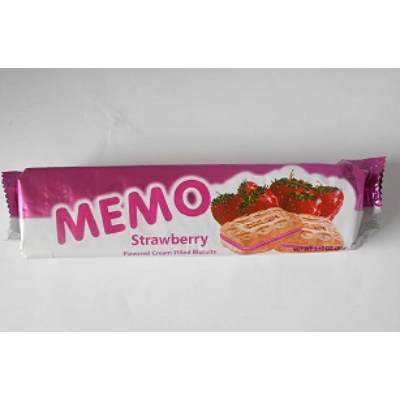 Dukes Memo Strawberry Flavoured Cream Biscuits 90 g