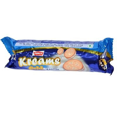 Parle Kreams Gold Vanilla Sandwich Biscuits 75.6 g