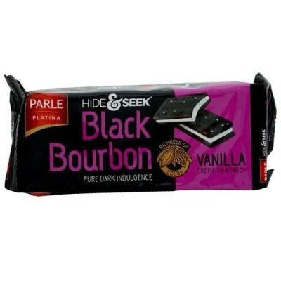 Parle Platina Hide & Seek Black Bourbon Vanilla Cream Sandwich 100 g