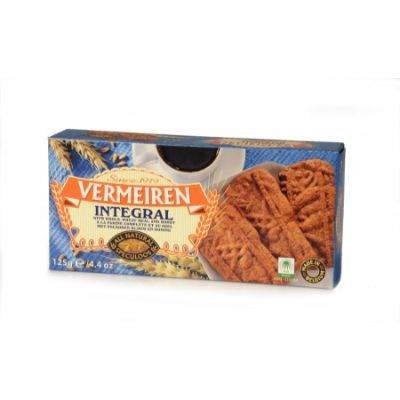 Vermeiren Integral Whole-Wheat Meal & Honey Biscuits 120 g