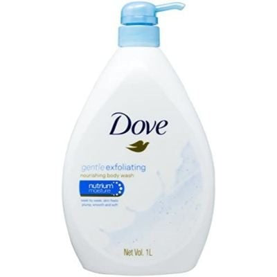 Dove Body Wash Gentle Exfoliating Beauty Nourishing 1 L