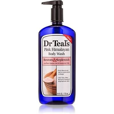 Dr Teal's Body Wash Restore & Replenish Pink Himalayan With Pure Epsom Salt & Essential Oils 710 ml