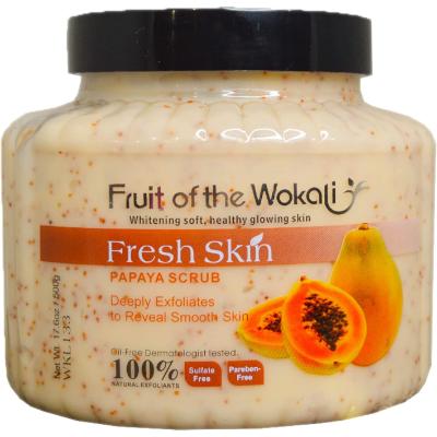 Fruit Of The Wokali Fresh Skin Papaya Scrub 500 g