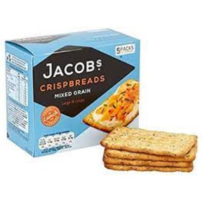 Jacob's Lunchbreaks Crispbreads Mixed Grain 38 g x5