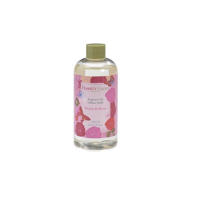 Hassett Green Diffuser Refill Hearts & Roses 250 ml