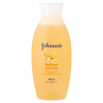 Johnson's Shower Gel Be Fresh & Escape Mango & Passionfruit Aroma 400 ml