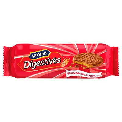 McVitie's Digestive Strawberry & Cream Biscuit 250 g