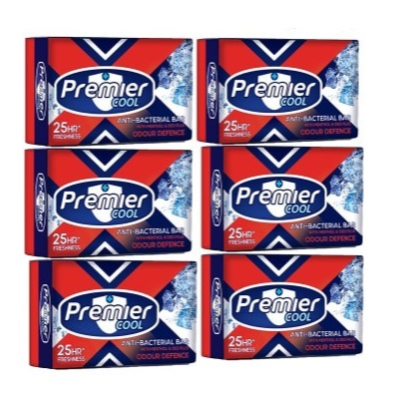 Premier Cool Anti-Bacterial Bar Soap Odour Defence 110 g