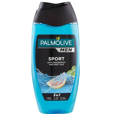 Palmolive Men 3 in 1 Body Wash Sport With Grapefruit & Mint Oil 500 ml