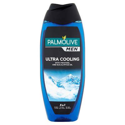 Palmolive Men 3 in 1 Body Wash Ultra Cooling With Menthol & Eucalyptus Oil 500 ml