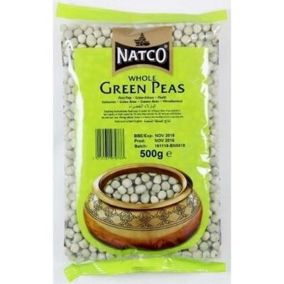 Natco Whole Green Peas Sachet 500 g