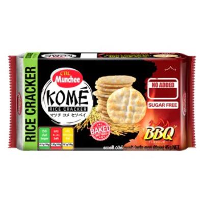 CBL Munchee Kome BBQ Flavour Rice Cracker Sugar Free 45 g