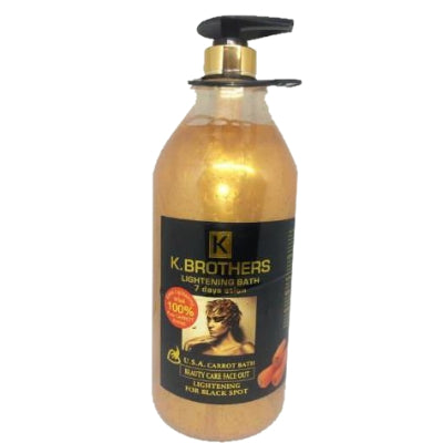 K. Brothers Lightening Bath 7 Days Action Beauty Care Face Out Lightening For Black Spots 2000 ml